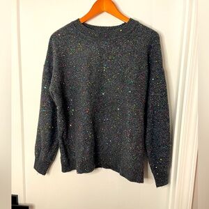 NWOT LOFT sequin sweater, size L